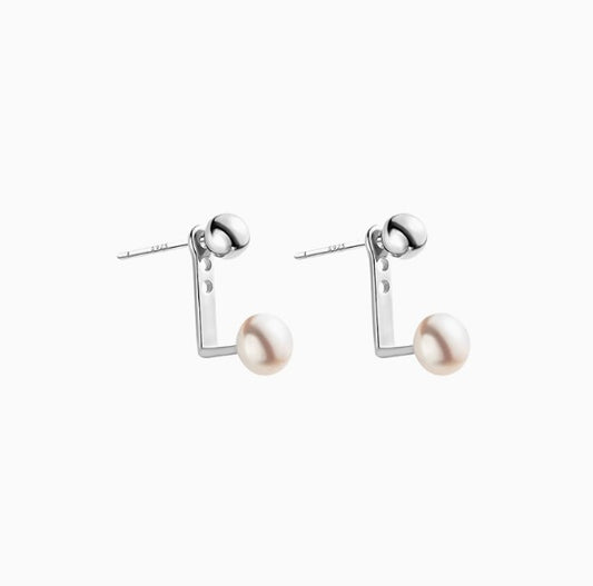 Two-way Pearl Earring Studs