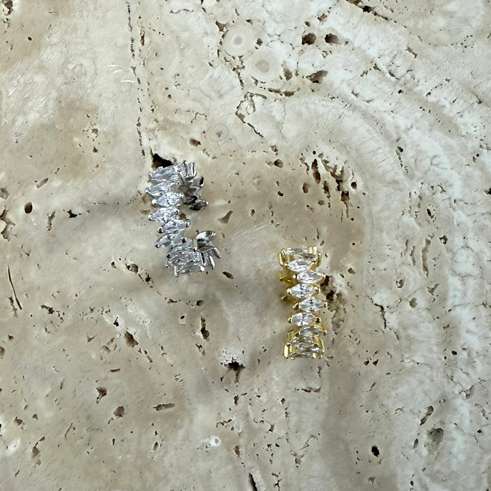 Marquise ear cuff
