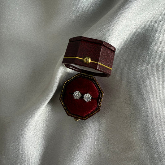 Classic diamond studs
