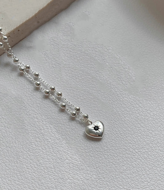 Eclipse Heart Necklace