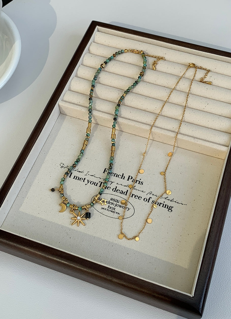 Celestial Natural Stone Necklace