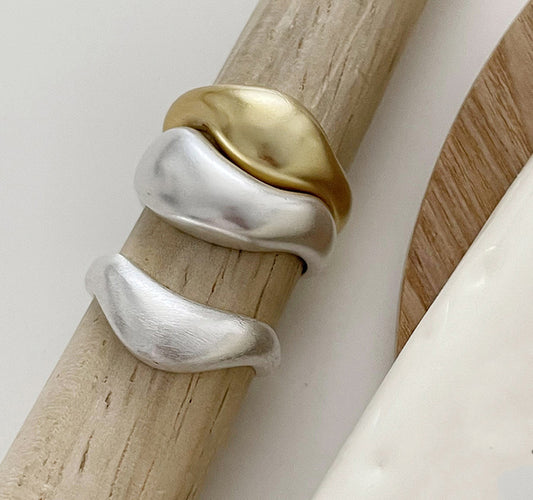 Chunky Wave Rings