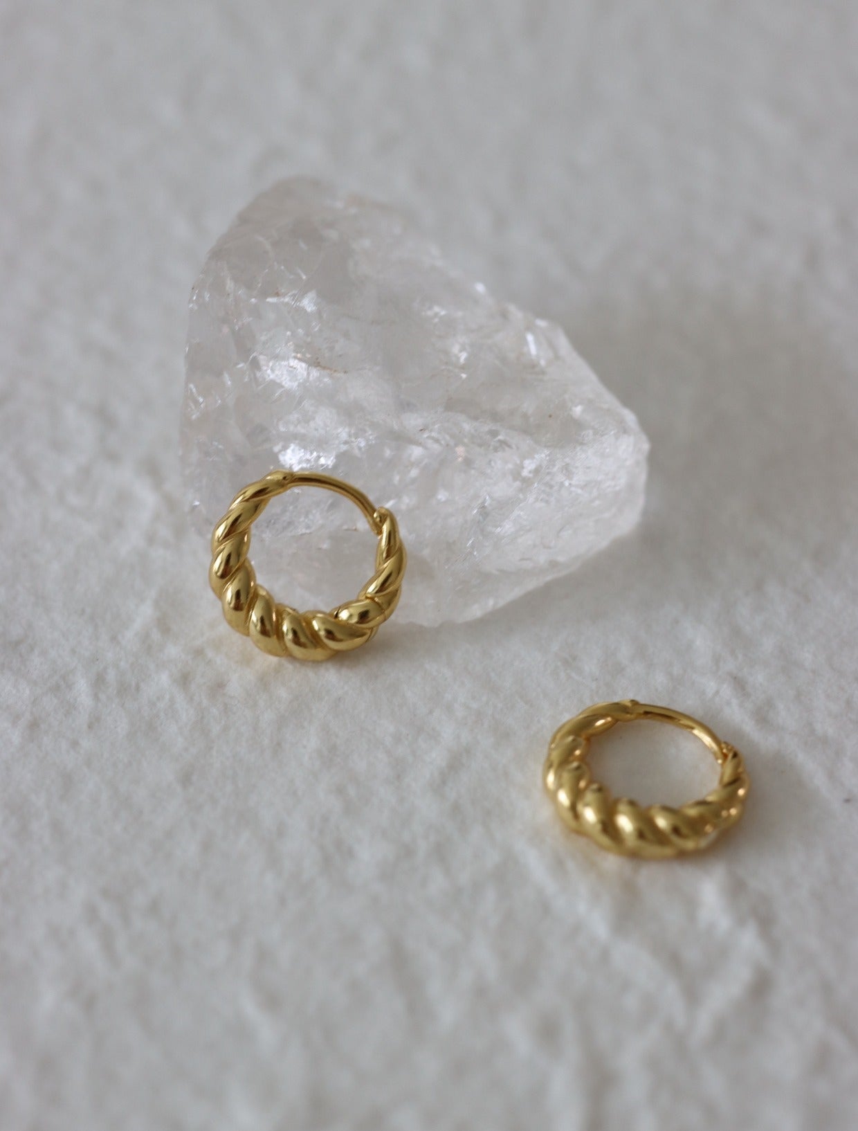 Twisted Croissant Earrings