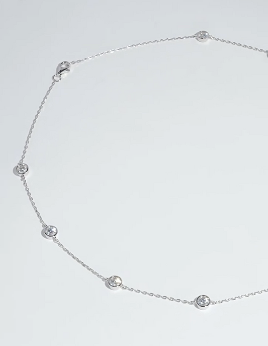 Lunelle moissanite necklace