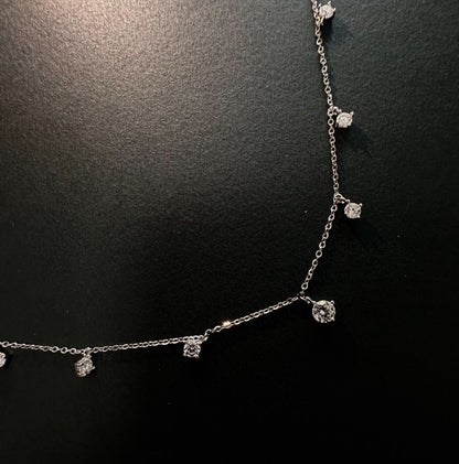 Stargaze moissanite necklace