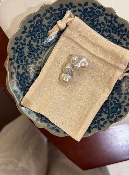 Natural Baroque Earrings