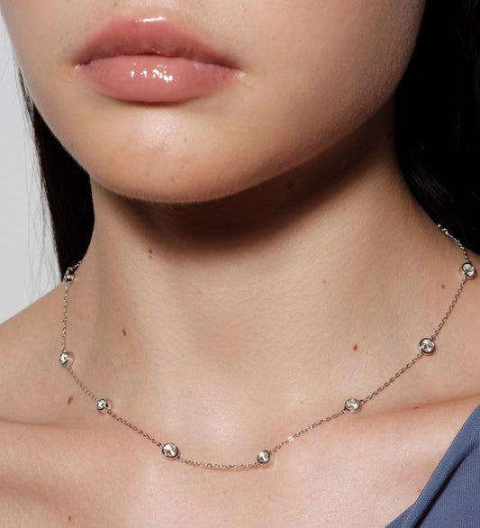 Lunelle moissanite necklace