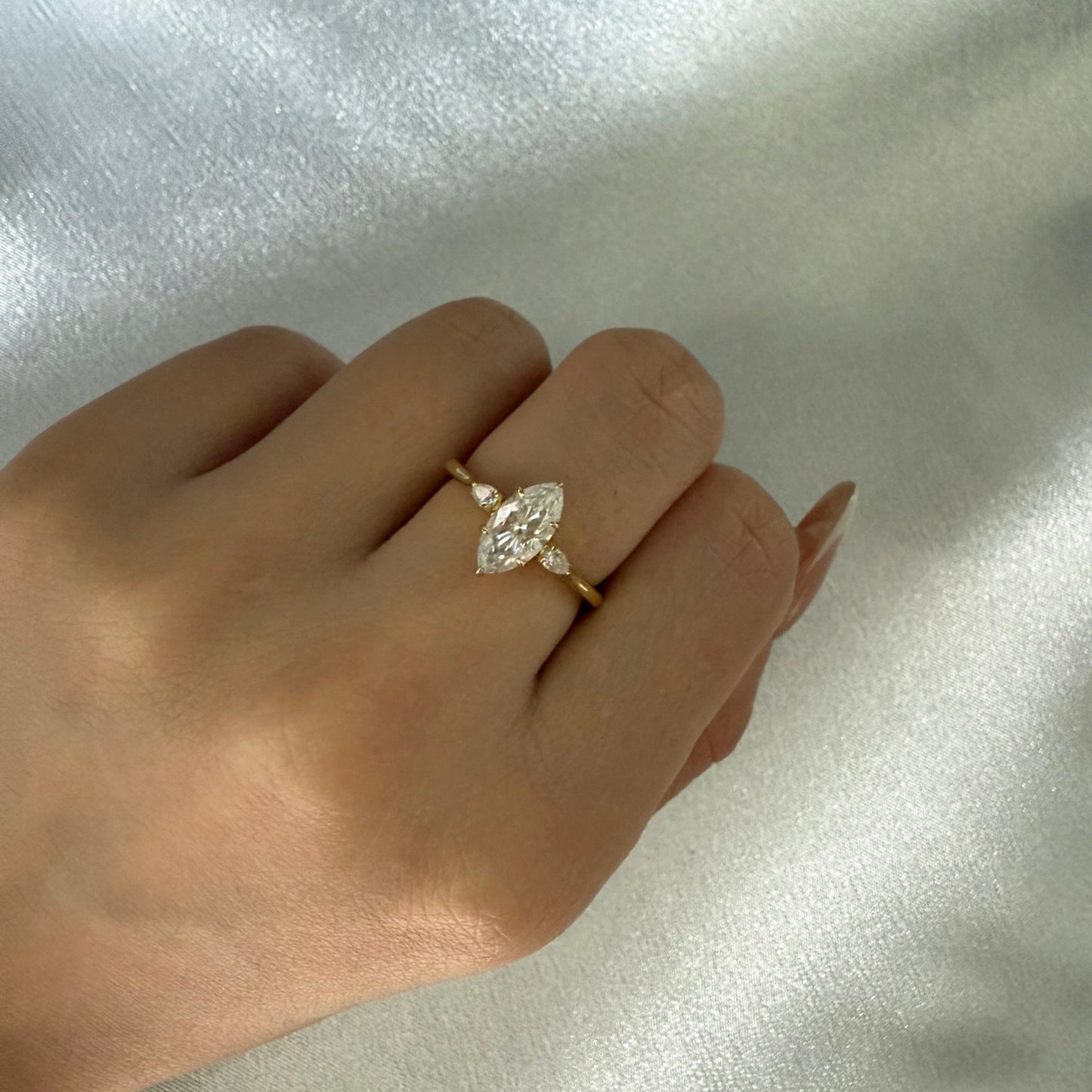 Three stone ring