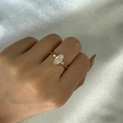 Three stone ring