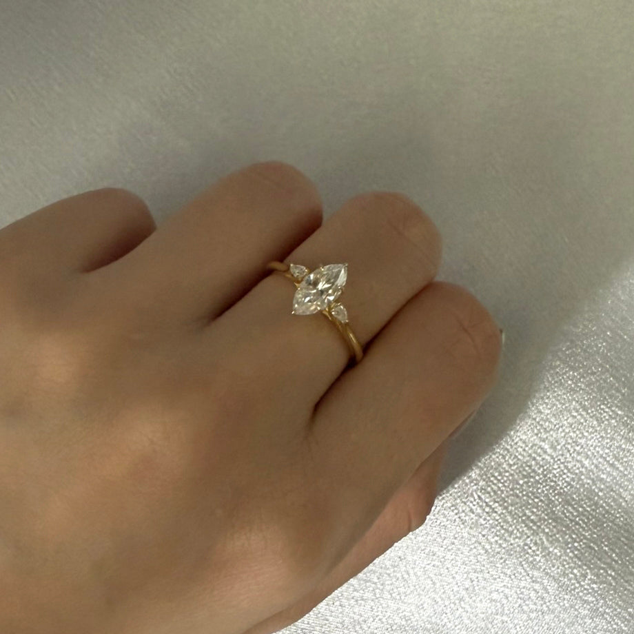 Three stone ring