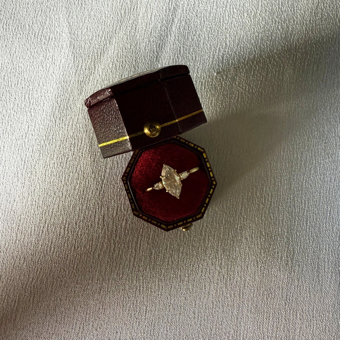 Three stone ring