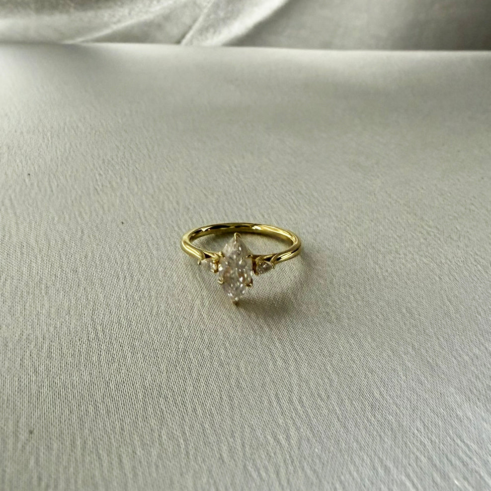 Three stone ring