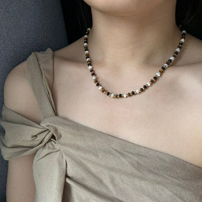 Tiger eye stone necklace