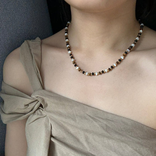 Tiger eye stone necklace