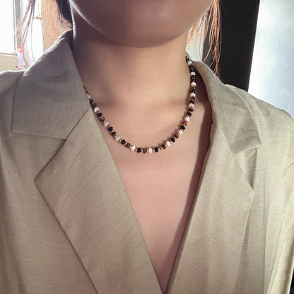 Tiger eye stone necklace
