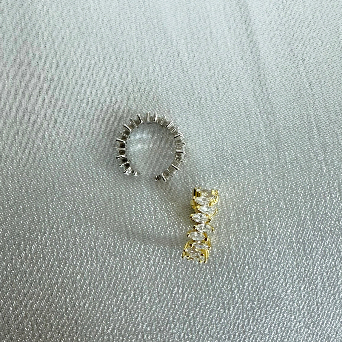 Marquise ear cuff