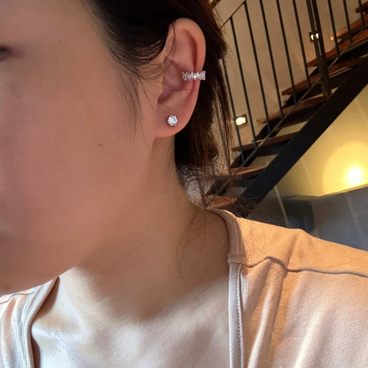 Marquise ear cuff