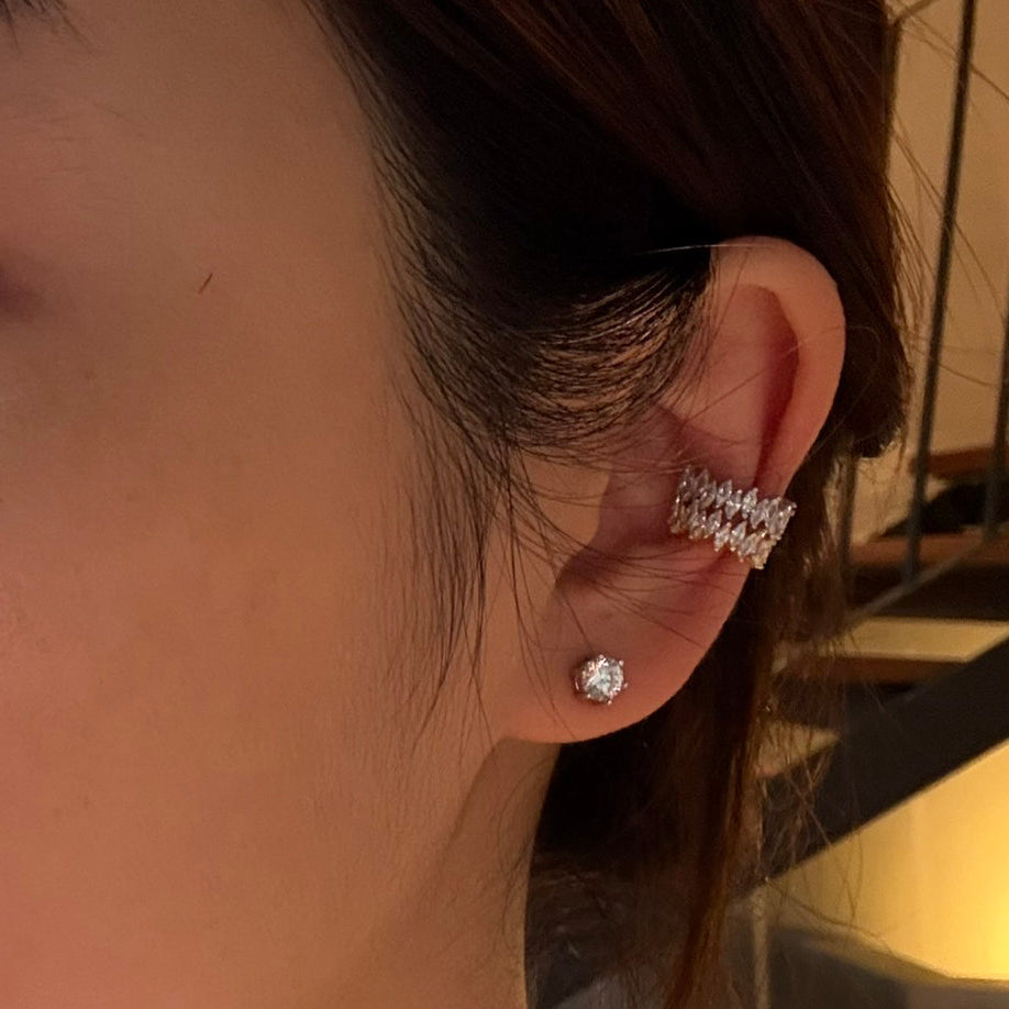 Marquise ear cuff