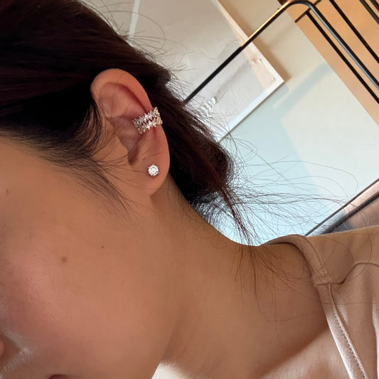 Classic diamond studs