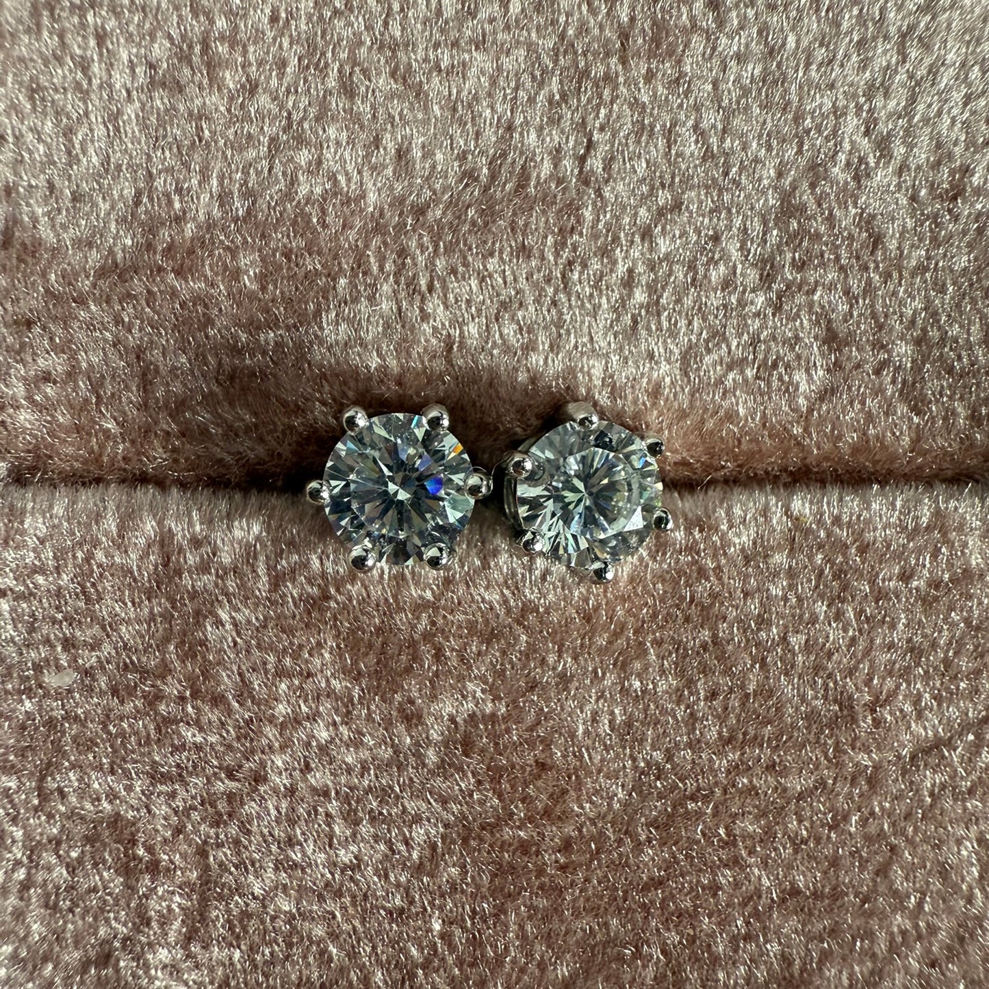 Classic diamond studs