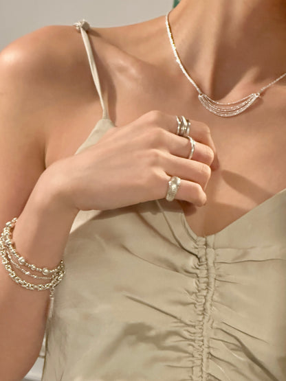 Textured bold ring