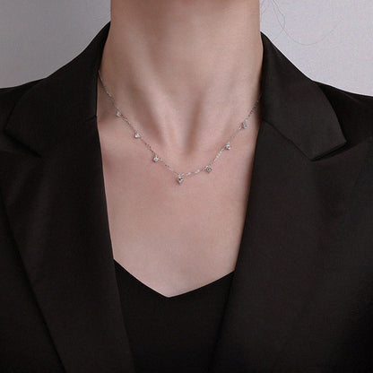 Stargaze moissanite necklace