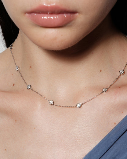 Lunelle moissanite necklace