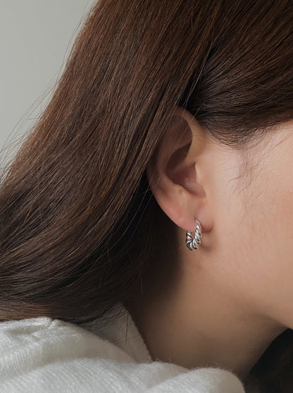 Twisted Croissant Earrings