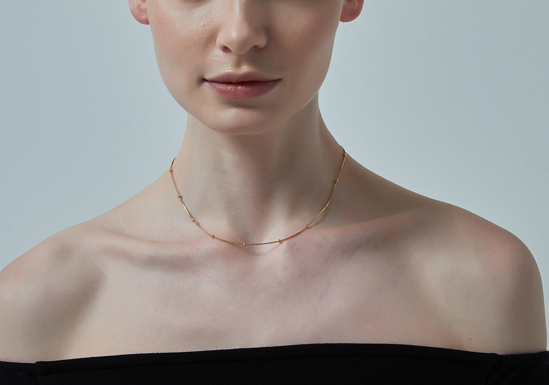 Beaded Choker Necklace