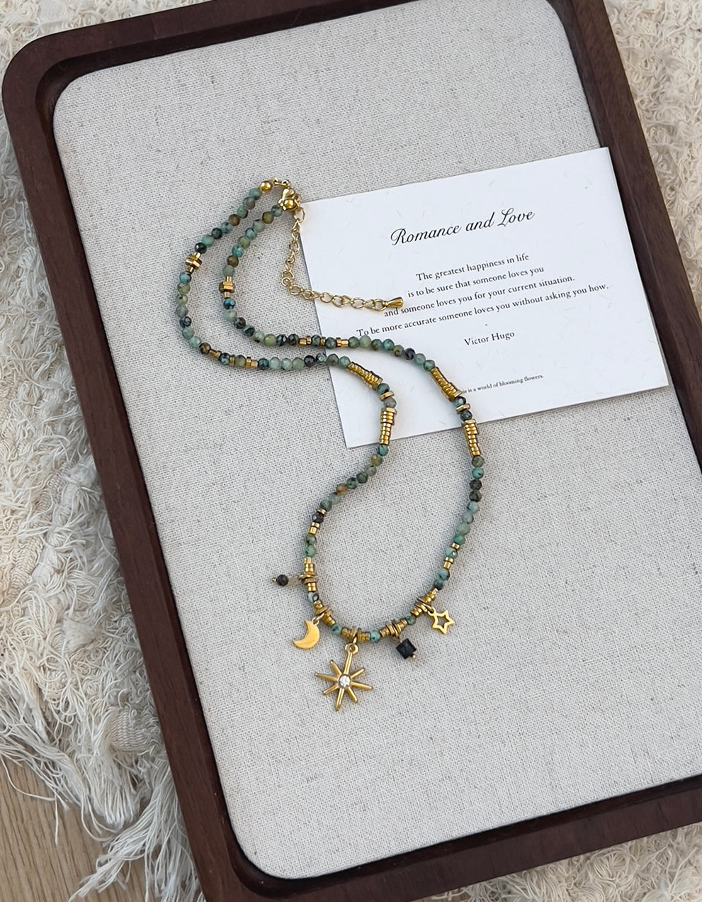 Celestial Natural Stone Necklace