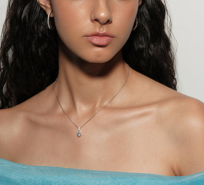 Classic moissanite necklace