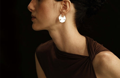 Disk earring