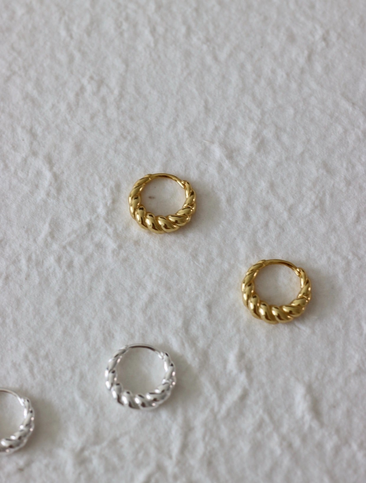 Twisted Croissant Earrings