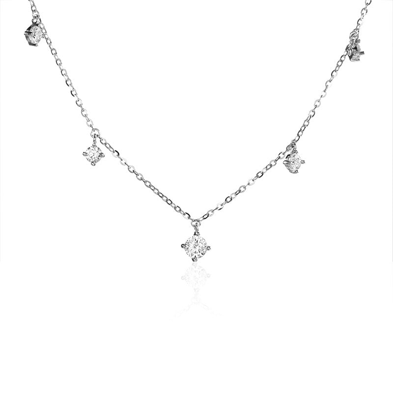 Stargaze moissanite necklace