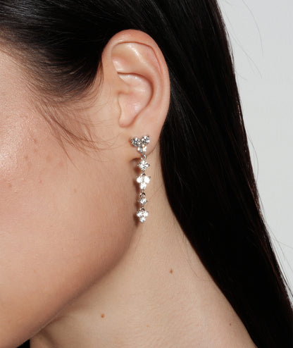 Starlit Dangly Moissanite Earrings