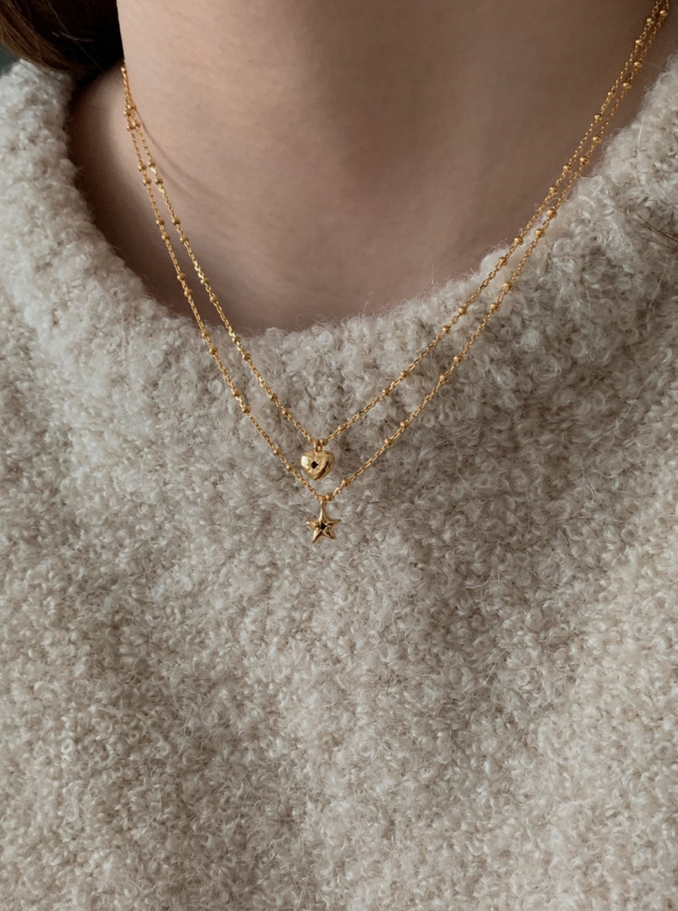 Eclipse Heart Necklace