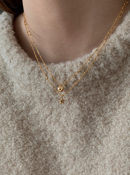 Eclipse Heart Necklace