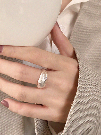 Textured bold ring
