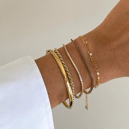 Drawstring Double Layered Bracelet