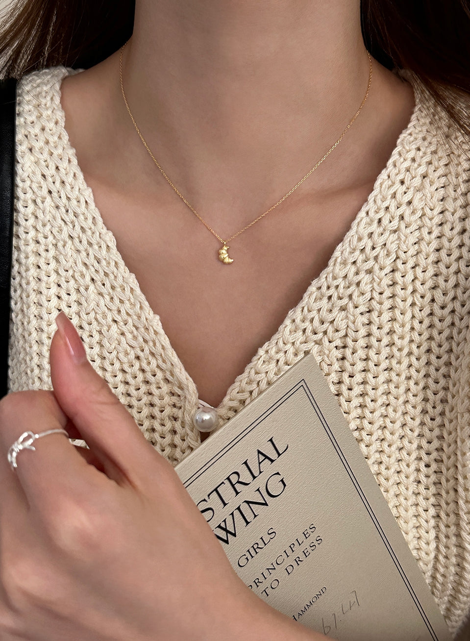 Croissant Necklace