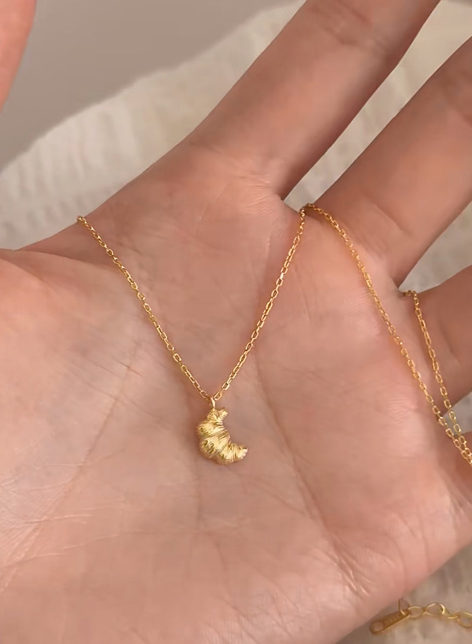 Croissant Necklace