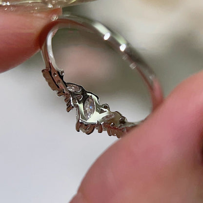 Marquise Moissanite Ring Band