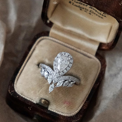 Regal moissanite ring