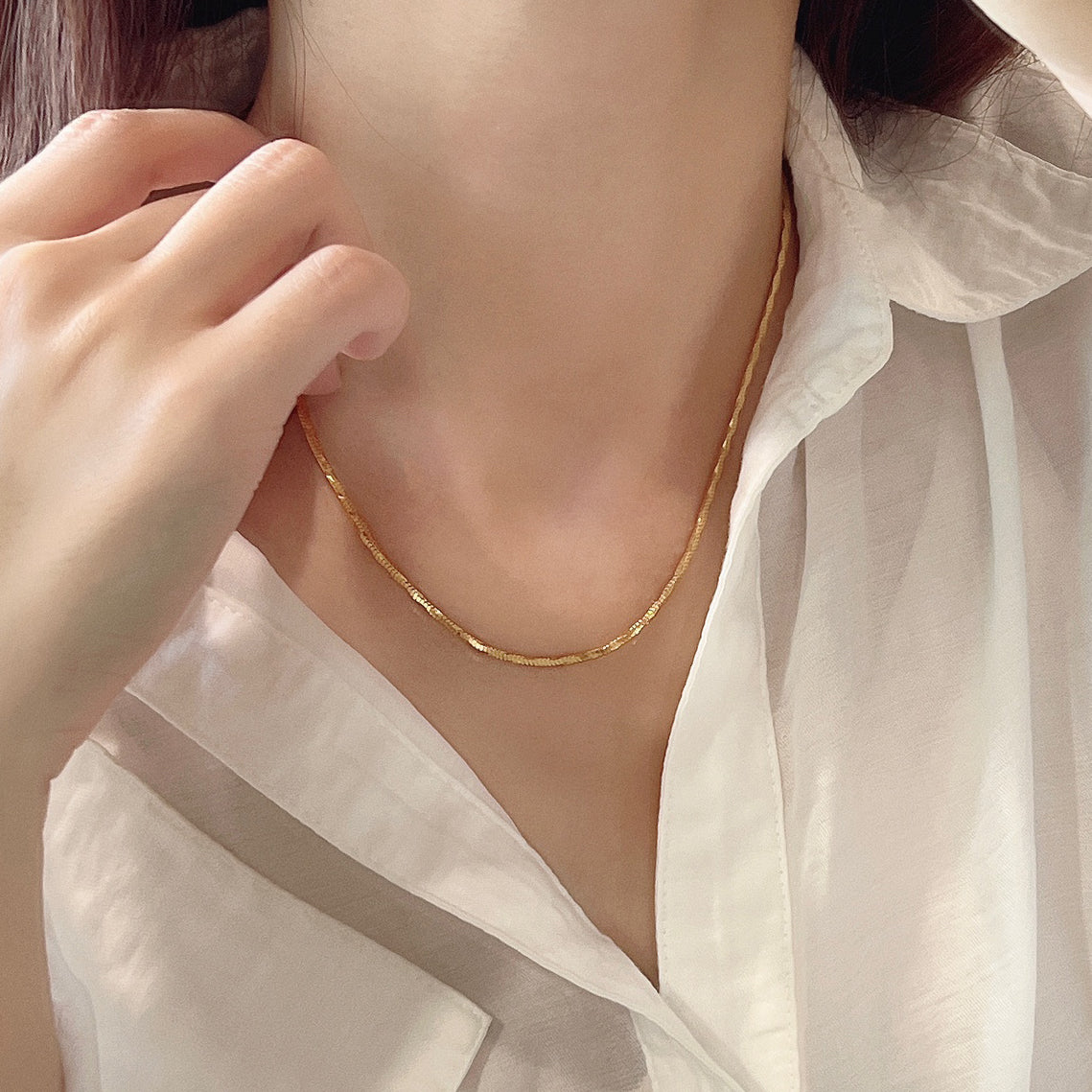 Twisted Choker Necklace