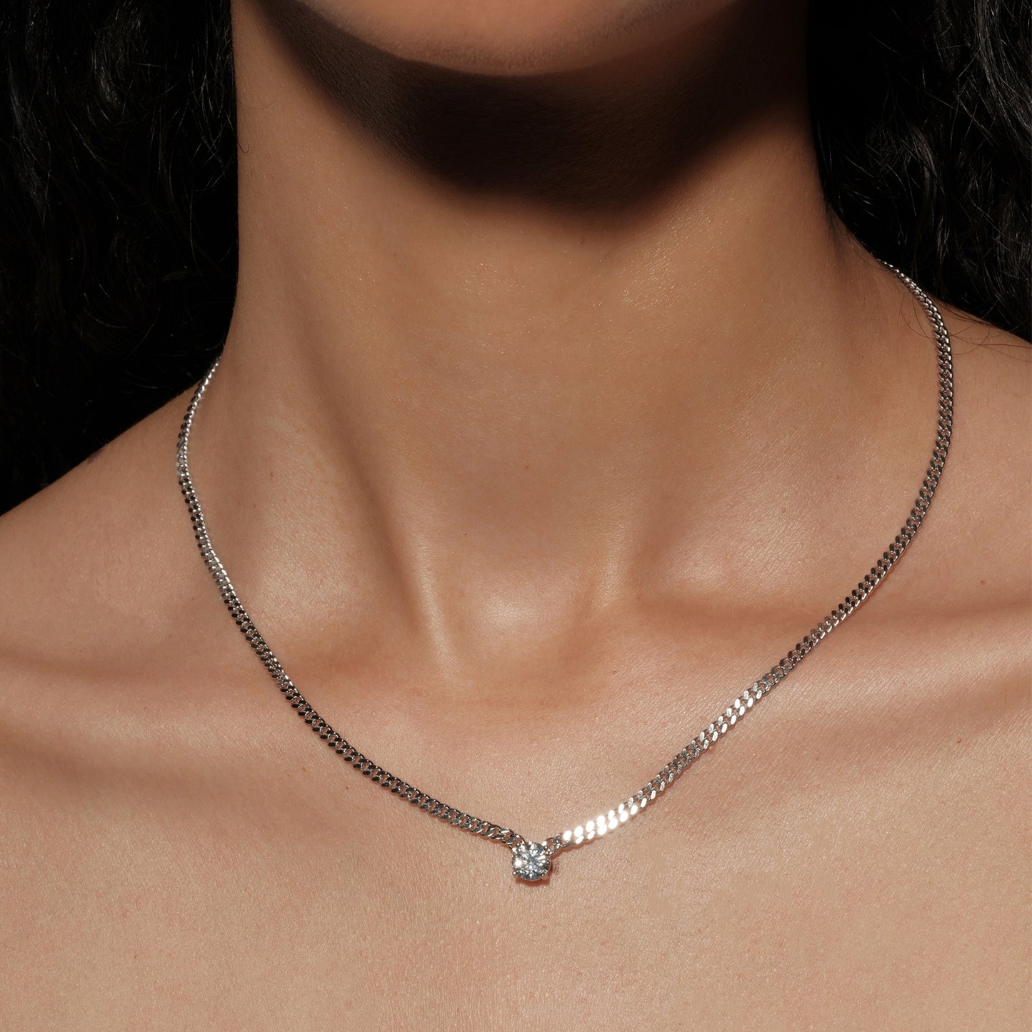 Chain Moissanite Necklace
