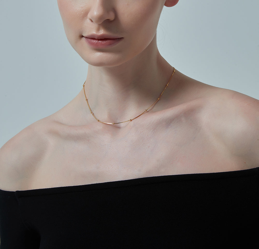 Beaded Choker Necklace