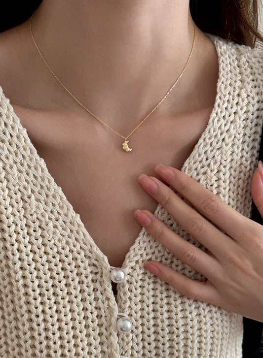 Croissant Necklace