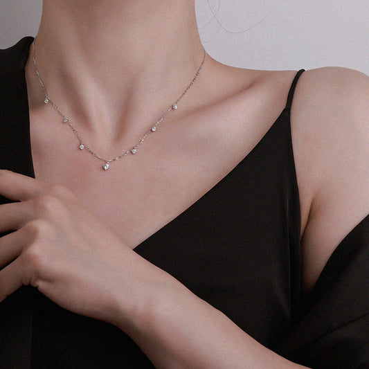 Stargaze moissanite necklace