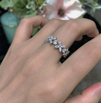 Eternity Clover Ring