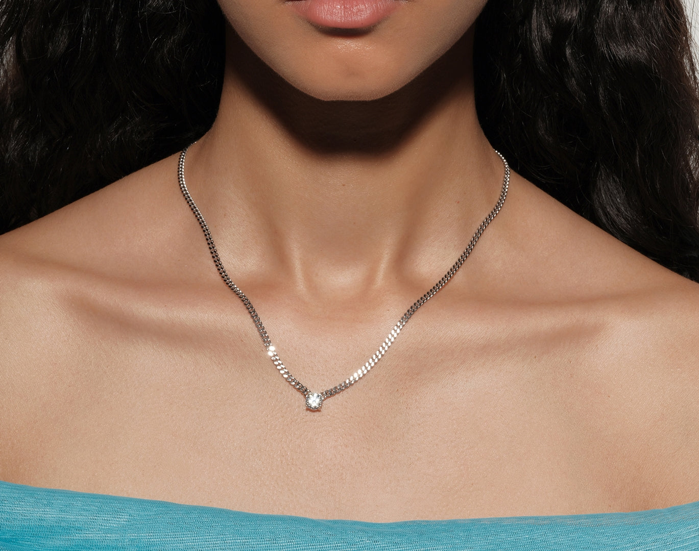 Chain Moissanite Necklace